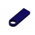 USB 2.0-флешка на 128 Гб с мини чипом и круглым отверстием, синий