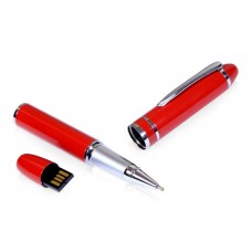 USB-флешка на 32 Гб в виде ручки с мини чипом, красный
