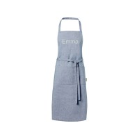 Pheebs 200 g/m² recycled cotton apron, синий