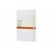 Записная книжка Moleskine Classic (в линейку) в твердой обложке, Large (13х21см), белый