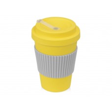 Термокружка Muffin из натуральных волокон, желтый