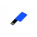 USB-флешка на 16 Гб в виде пластиковой карточки, синий