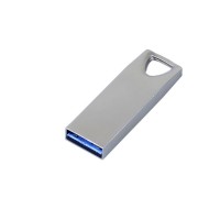 USB 2.0-флешка на 4 Гб с мини чипом, компактный дизайн, стильное отверстие для цепочки