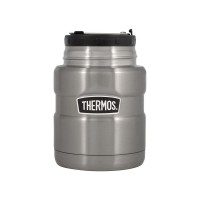 Термос из нерж. стали с ложкой тм THERMOS SK3000-SBK 0,47L, стальной