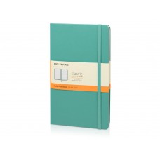 Записная книжка Moleskine Classic (в линейку) в твердой обложке, Large (13х21см), морская волна