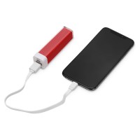 Портативное зарядное устройство Ангра, 2200 mAh, красный