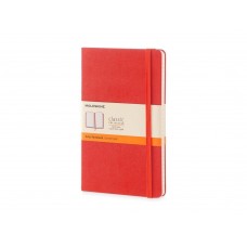 Записная книжка Moleskine Classic (в линейку) в твердой обложке, Large (13х21см), красный