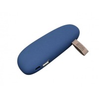 PB_Small_stone Универсальное зарядное устройство power bank в форме камня. 2600MAH. Серебро