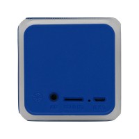 Портативная колонка Cube с подсветкой, синий