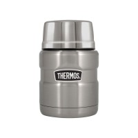 Термос из нерж. стали с ложкой тм THERMOS SK3000-SBK 0,47L, стальной