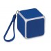 Портативная колонка Cube с подсветкой, синий