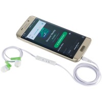 Наушники Earbuds, лайм