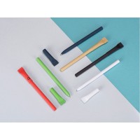 Ручка картонная с колпачком Recycled, бирюзовый