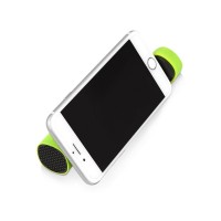 Портативное зарядное устройство Мьюзик, 5200 mAh, зеленое яблоко