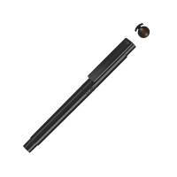 Капиллярная ручка в корпусе из переработанного материала rPET RECYCLED PET PEN PRO FL, черный с коричневым