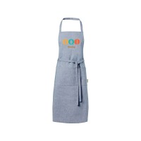 Pheebs 200 g/m² recycled cotton apron, синий