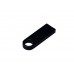 USB 2.0-флешка на 512 Мбайт с мини чипом и круглым отверстием, черный