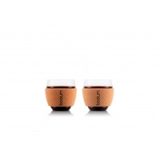 PAVINA 100. Glass cups 100ml, натуральный