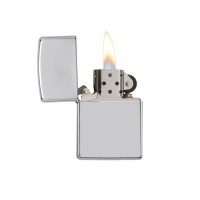 Зажигалка ZIPPO Armor™ c покрытием High Polish Chrome, латунь/сталь, серебристая, 38x13x57 мм