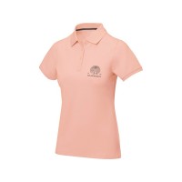 Calgary женская футболка-поло с коротким рукавом, pale blush pink