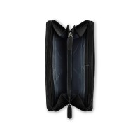 Кошелёк женский BUGATTI Banda, с защитой данных RFID, чёрный, кожа/полиэстер, 18,5х2х10 см