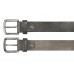 Ремень KLONDIKE Creek, односторонний, натуральная воловья кожа, цвет серый, 130 х 4 см