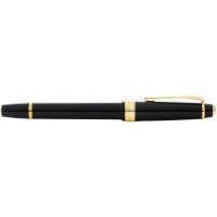 Перьевая ручка Cross Bailey Ligh Polished Black Resin and Gold Tone, перо F