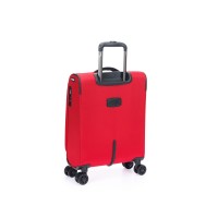 Чемодан TORBER Brosno, красный, нейлон 600D, 36,5 х 14 х 54 см, 32 л