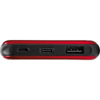Внешний аккумулятор Forge, Evolt, металл, 10000mah, красный