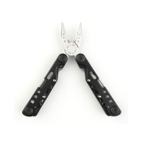 Мультитул Stinger, 105x40 мм, 13 функций, сталь, чёрно-серебристый, в комплекте нейлоновый чехол