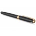 Перьевая ручка Parker Sonnet Black Lacquer GT, перо: F или М , цвет чернил: black, в подарочной упаковке