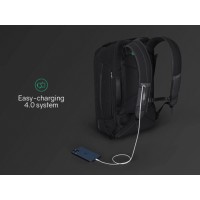 Антикражный рюкзак-трансформер Clickpack Travlo для ноутбука 16, черный
