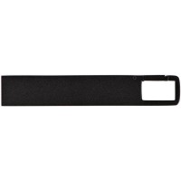 USB 2.0- флешка на 32 Гб c подсветкой логотипа Hook LED, темно-серый, красная подсветка