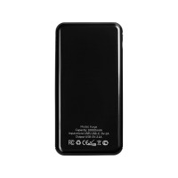 Внешний аккумулятор Forge, Evolt, металл, 10000mah, черный