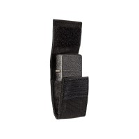 Набор ZIPPO: чёрная зажигалка Black Crackle® и чёрный нейлоновый чехол, в подарочной коробке