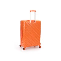 Чемодан TORBER В Отпуск, оранжевый, полипропилен, 54,5 х 33,5 х 79 см, 135 л