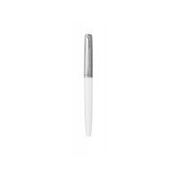 Перьевая ручка Parker Jotter, цвет ORIGINALS WHITE CT, цвет чернил синий/черный, толщина линии M, В БЛИСТЕРЕ