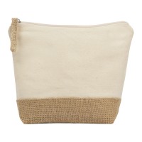 Косметичка Jute из хлопка и джута, натуральный