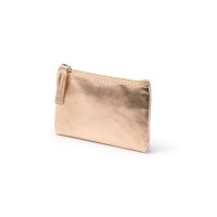 Кошелек MAUVE из полиуретана с глянцевой отделкой, розовое золото