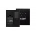 Набор ZIPPO: чёрная зажигалка Black Crackle® и чёрный нейлоновый чехол, в подарочной коробке