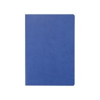Блокнот Wispy линованный в мягкой обложке, синий (Р)