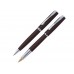 Набор Pierre Cardin PEN&PEN: ручка шариковая + роллер. Цвет - коричневый матовый. Упаковка Е.