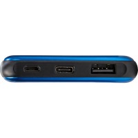 Внешний аккумулятор Forge, Evolt, металл, 10000mah, синий