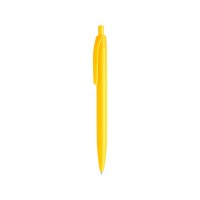 Ручка пластиковая шариковая STIX, синие чернила, желтый