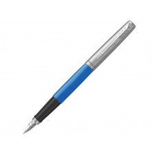 Перьевая ручка Parker Jotter, цвет ORIGINALS BLUE CT, цвет чернил синий/черный, толщина линии M, В БЛИСТЕРЕ