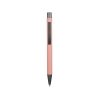 Ручка металлическая soft-touch шариковая Tender, пыльно-розовый