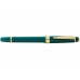 Перьевая ручка Cross Bailey Light Polished Green Resin and Gold Tone, перо F