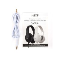 HIPER Наушники накладные WIRED CASUAL WHITE HTW-OV2