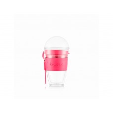 JOYCUP BREAKFAST. Стакан для йогурта 250 мл, розовый