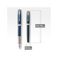 Перьевая ручка Parker Sonnet , Subtle Blue Lacquer CT стержень:Fblk